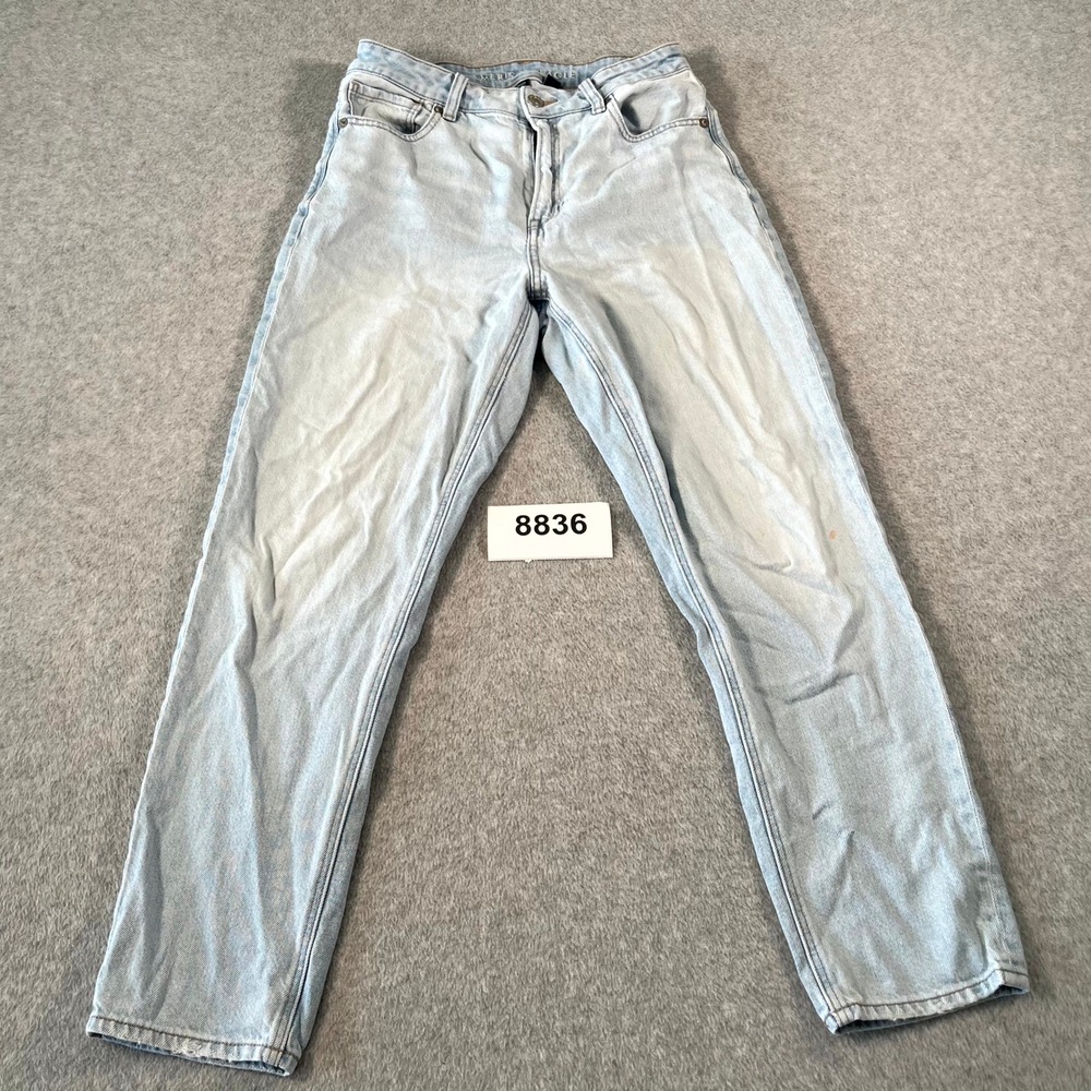 American Eagle Outfitters Strigid Jeans Womens 6 Blue Denim Cotton Straight Leg